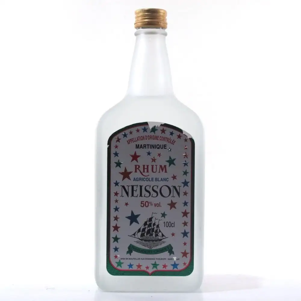 Image of the front of the bottle of the rum Blanc