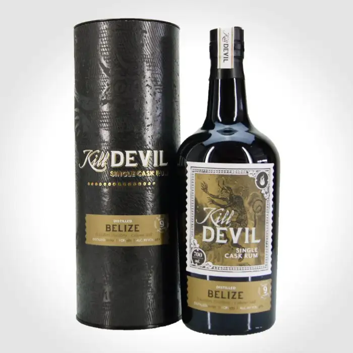 Image of the front of the bottle of the rum Kill Devil