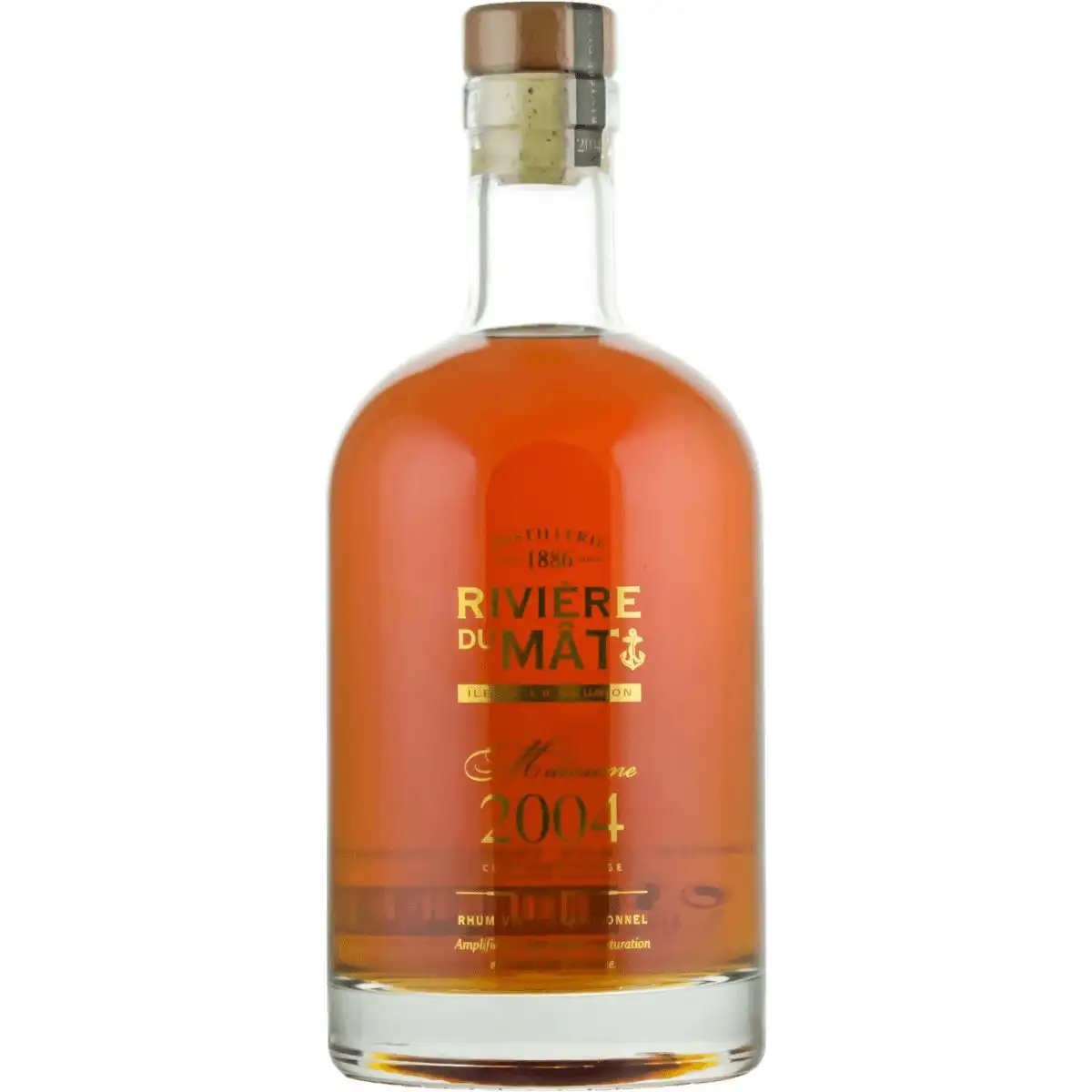 Image of the front of the bottle of the rum Millésime