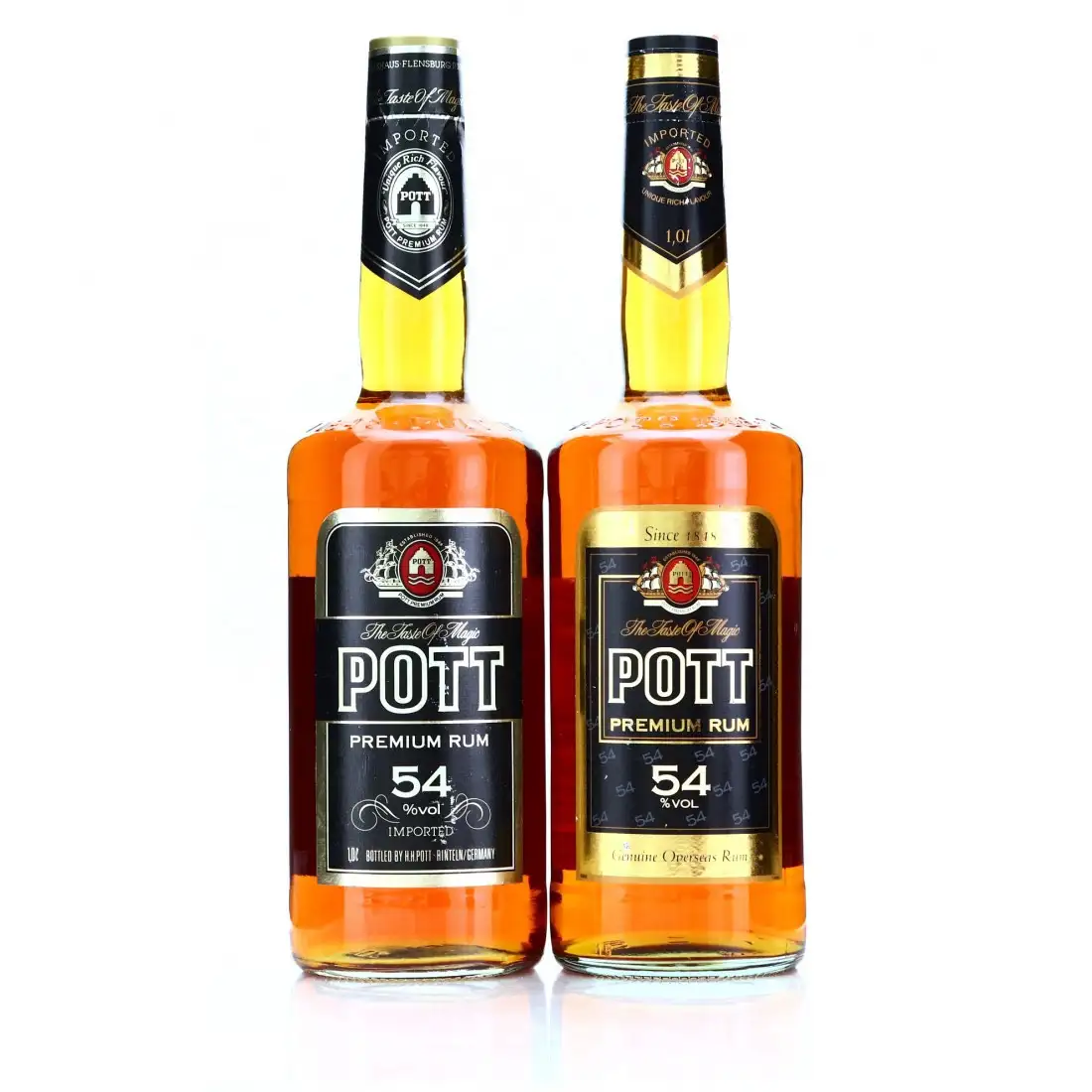 Image of the front of the bottle of the rumDer Gute Pott Echter Übersee Rum