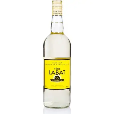 Image of the front of the bottle of the rum Père Labat - Soleil