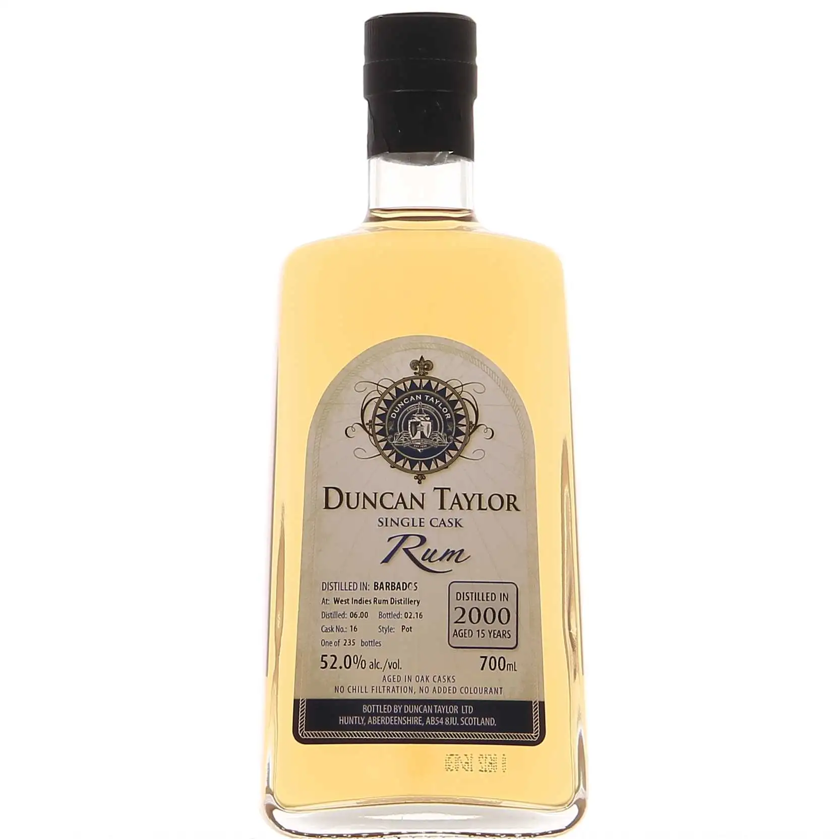 Image of the front of the bottle of the rum Single Cask Rum