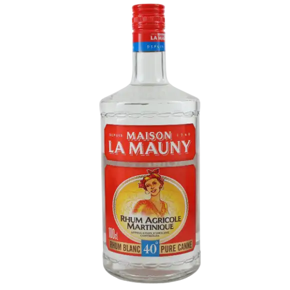 Image of the front of the bottle of the rumRhum Blanc Pure Canne