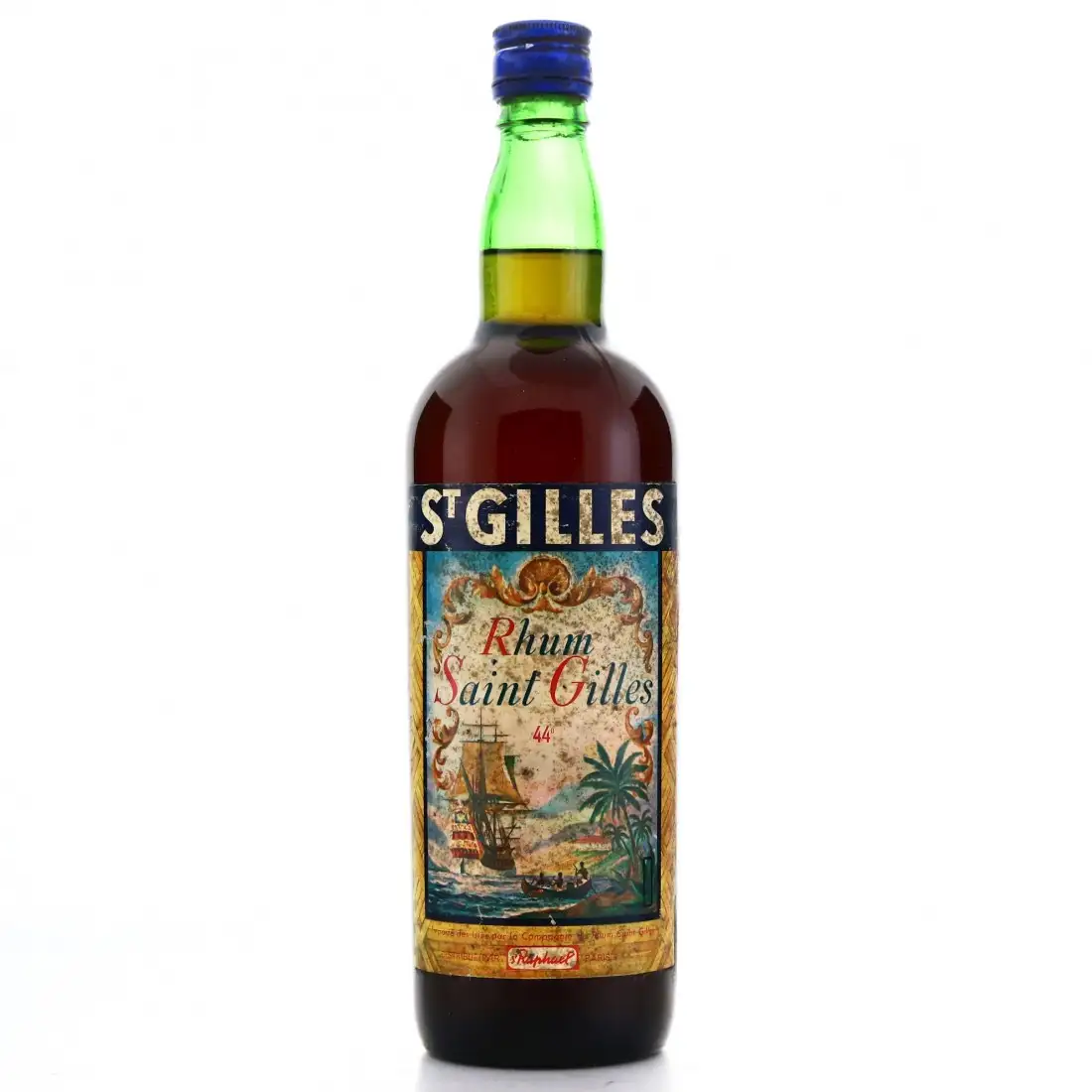 Image of the front of the bottle of the rum St.Gilles Rhum Saint Gilles