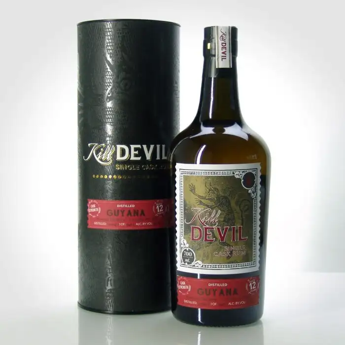 Image of the front of the bottle of the rum Kill Devil