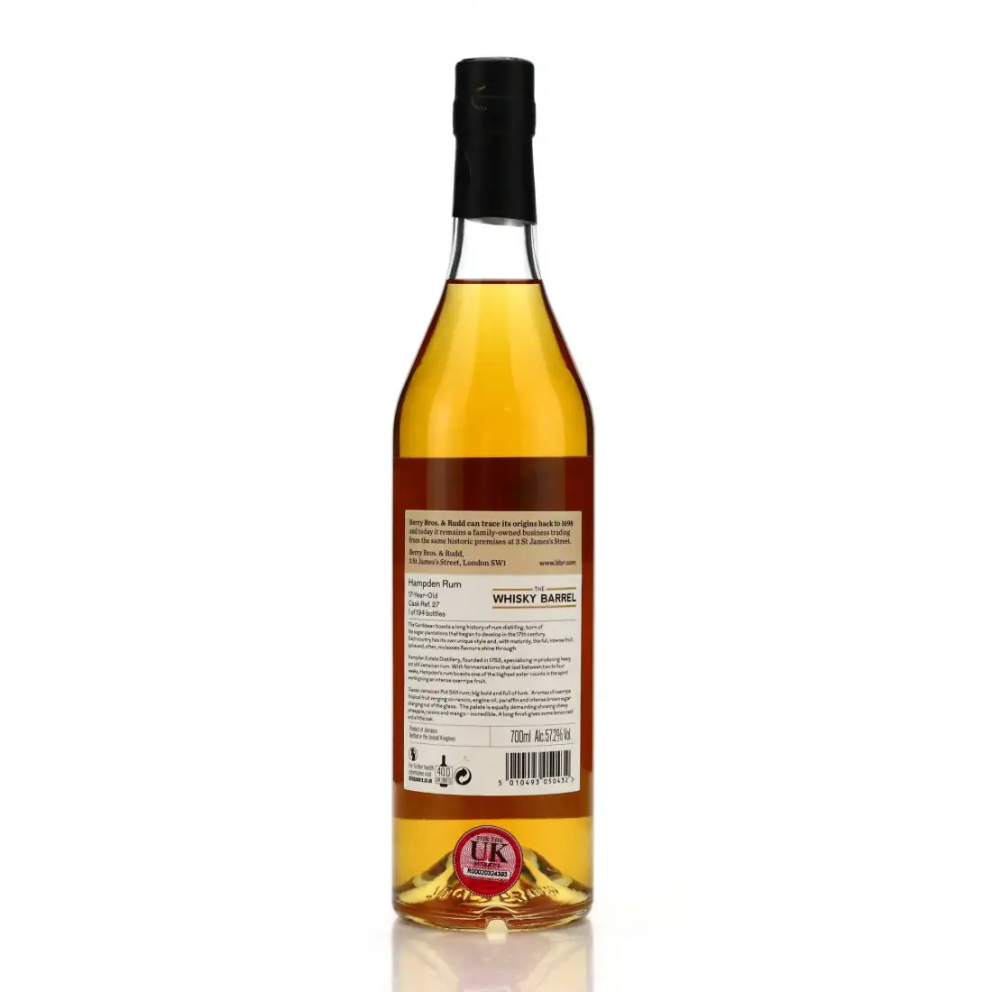 Hochauflösendes Bild der Flasche
