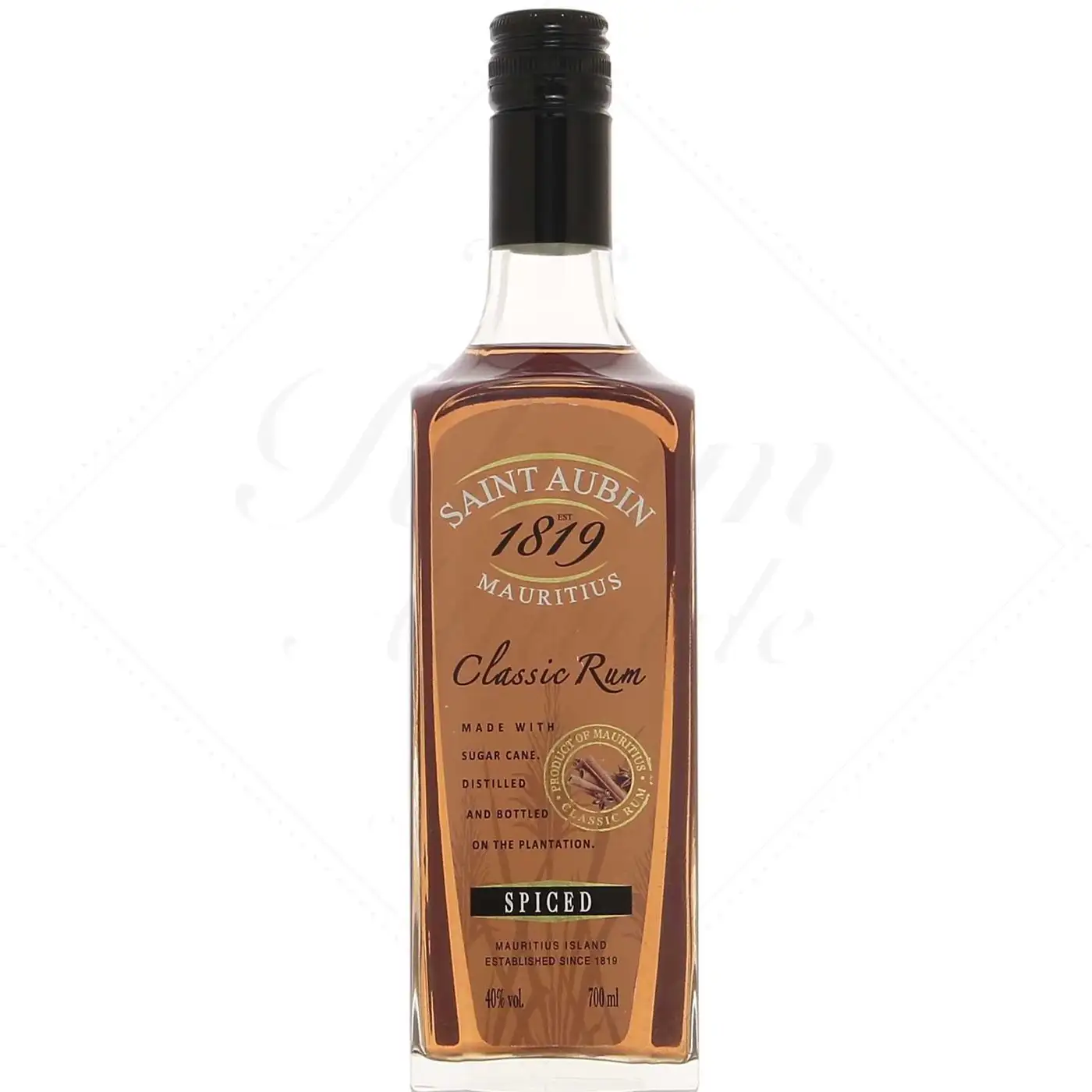 Image of the front of the bottle of the rum Spiced Rum