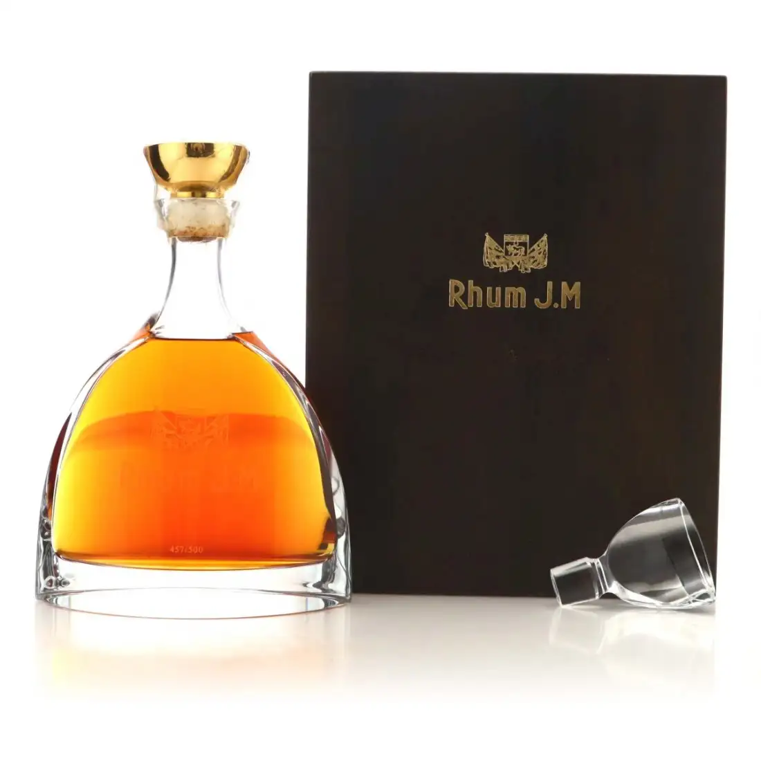 Image of the front of the bottle of the rum Carafe Cristal