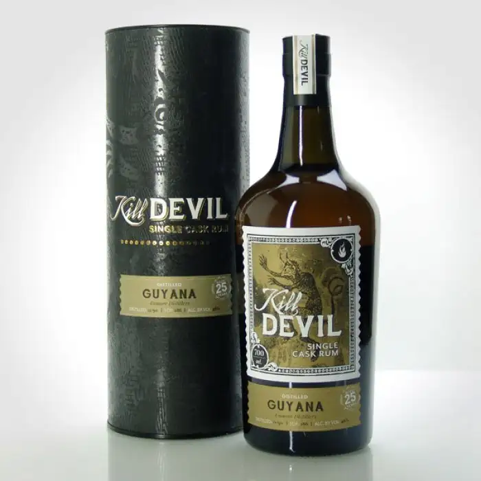 Image of the front of the bottle of the rum Kill Devil