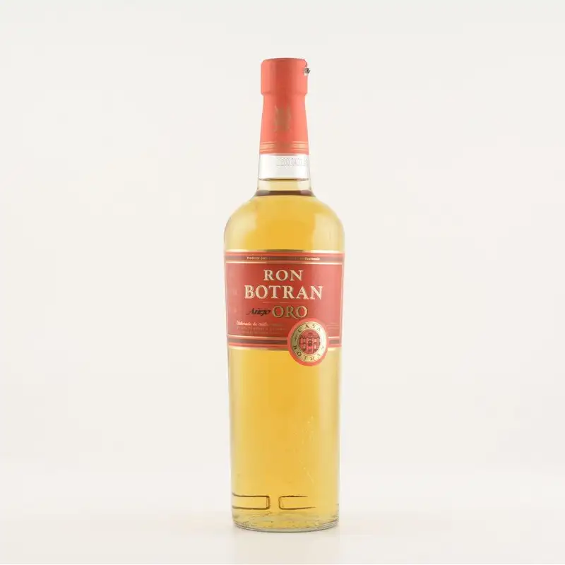 Image of the front of the bottle of the rumBotran Anejo Oro