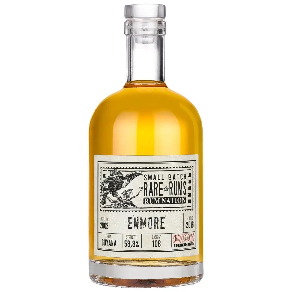 Image of the front of the bottle of the rum Small Batch Rare Rums