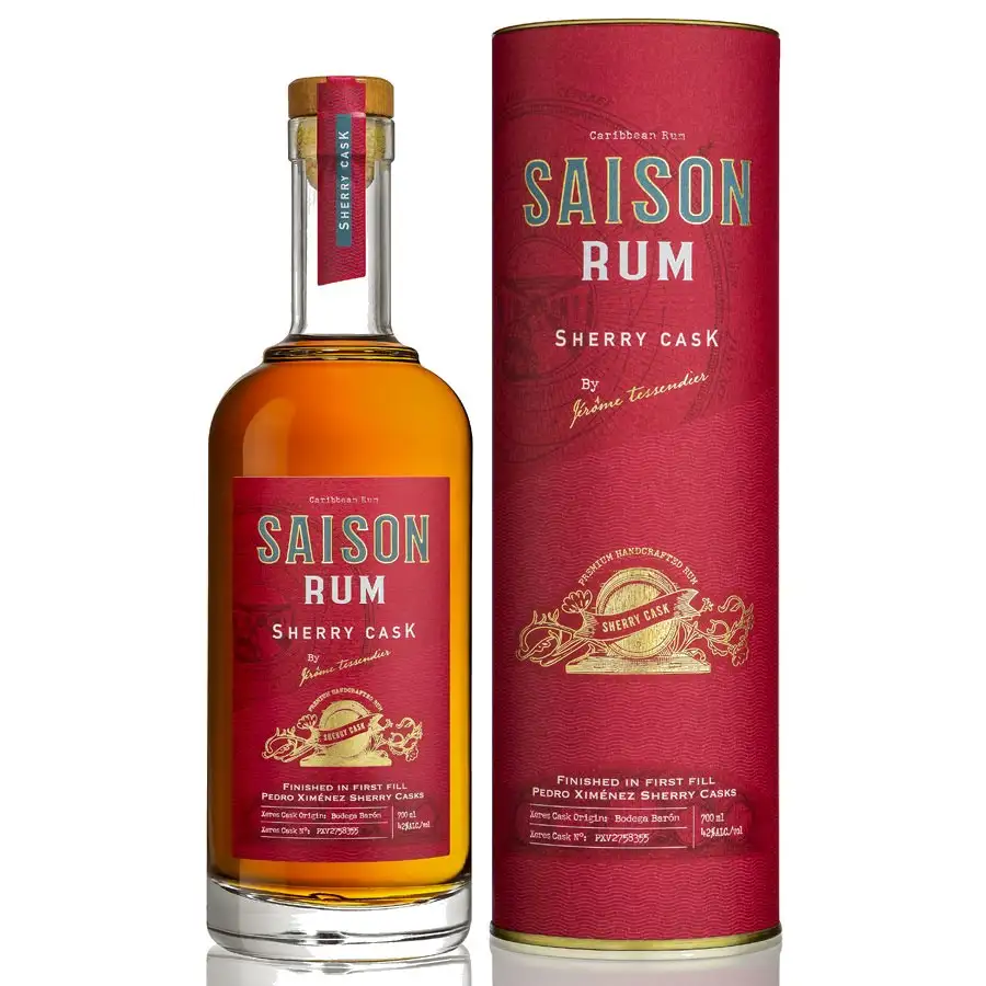 Image of the front of the bottle of the rum Sherry Cask Finish