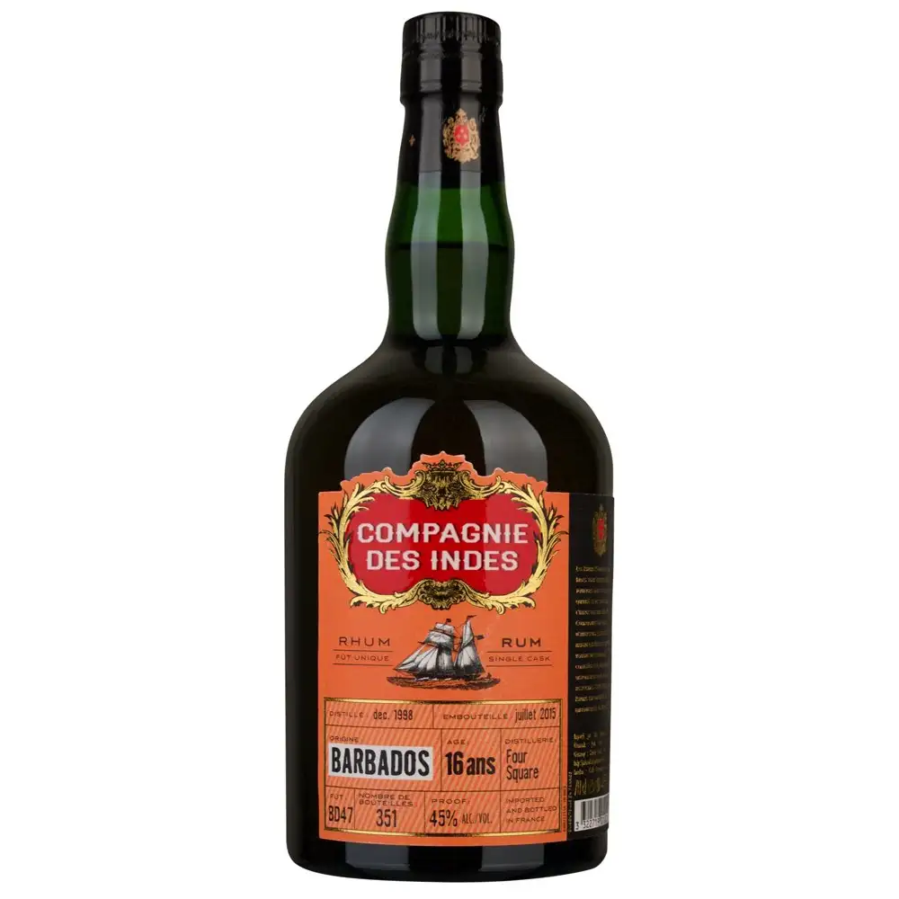 Image of the front of the bottle of the rum Barbados