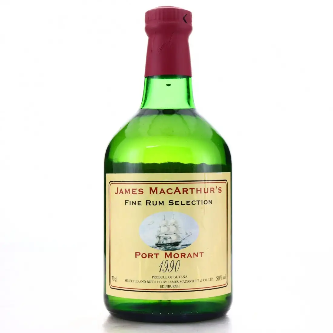 Image of the front of the bottle of the rum Port Morant - Fine Rum Selection