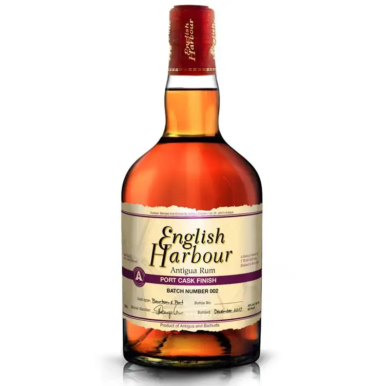 Image of the front of the bottle of the rumEnglish Harbour Port Cask Finish (Batch 002)