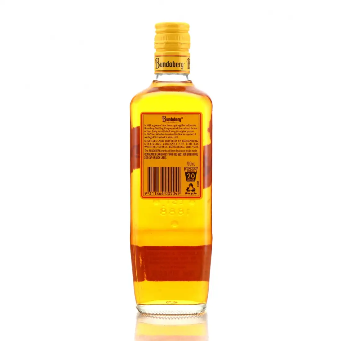 Hochauflösendes Bild der Flasche