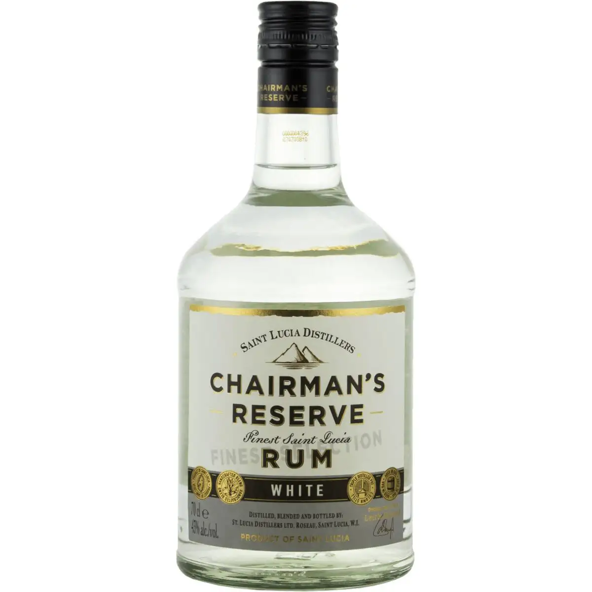 3yr White Reserve Chairman\'s RumX RX3819 | | Label 43%