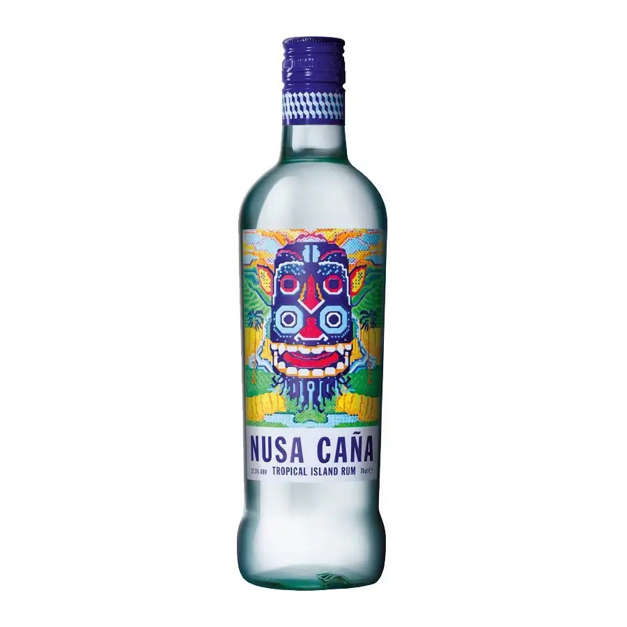 Image of the front of the bottle of the rum Tropical Island Rum