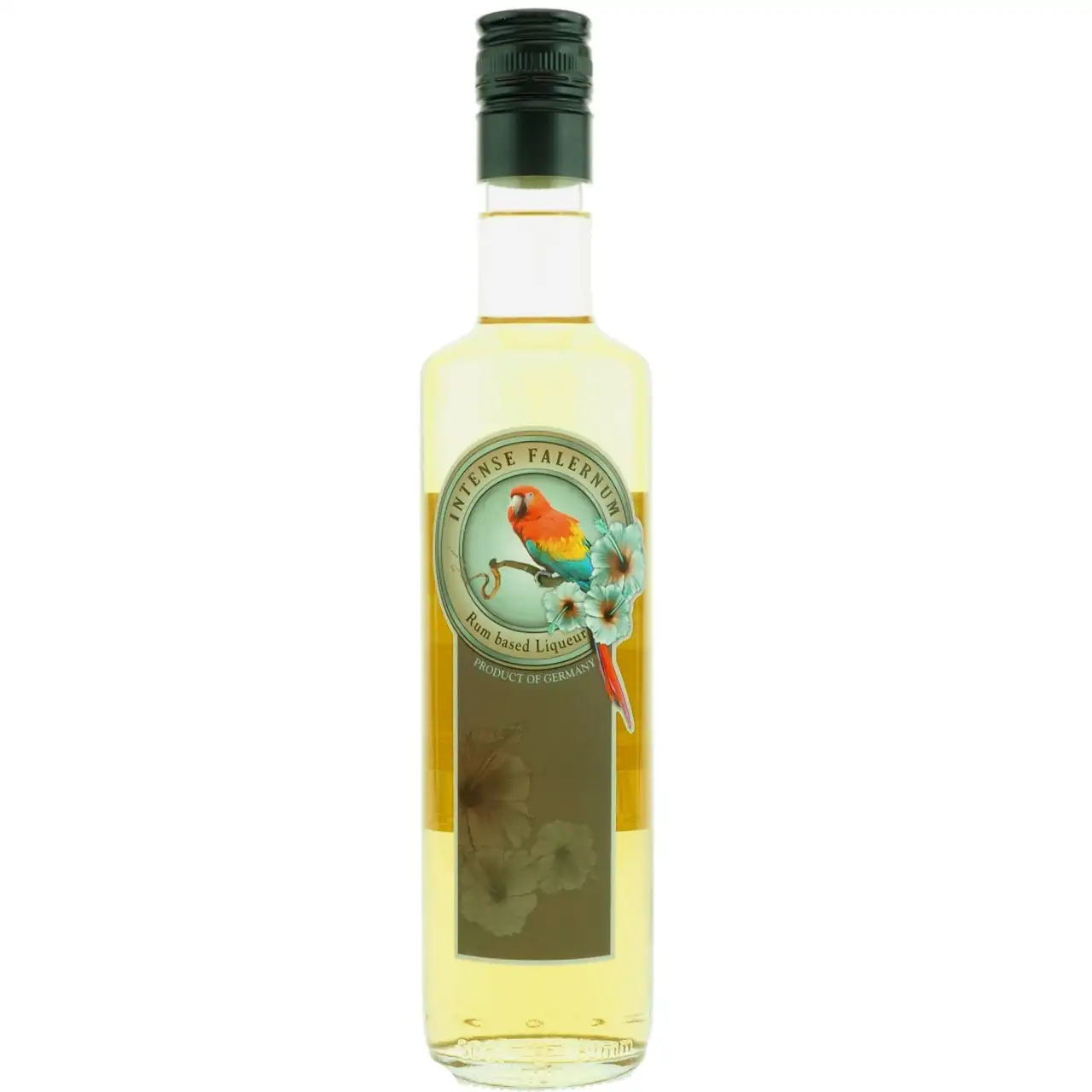Image of the front of the bottle of the rumIntense Falernum Rum based Liqueur