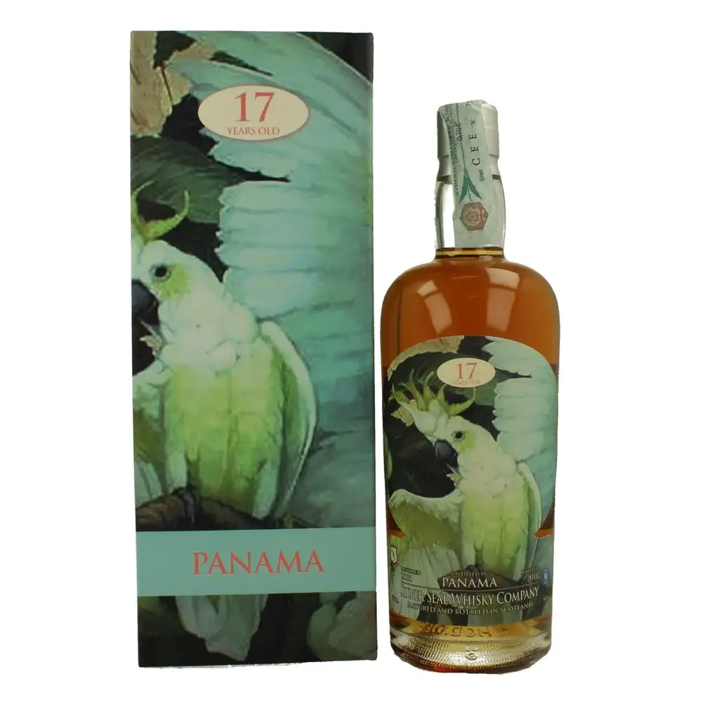 Image of the front of the bottle of the rum Panama