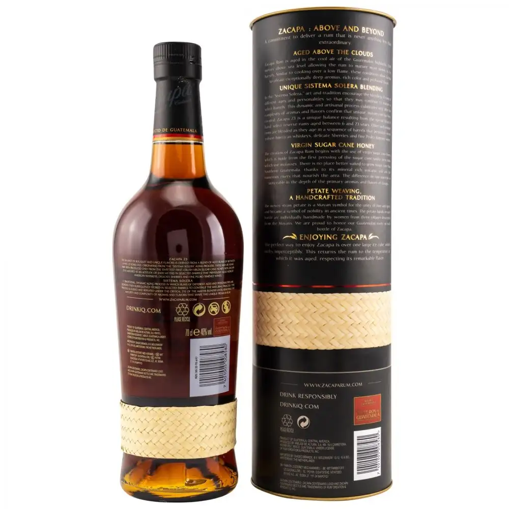 Ron ZACAPA 23 Solera Botella 750ml ZACAPA