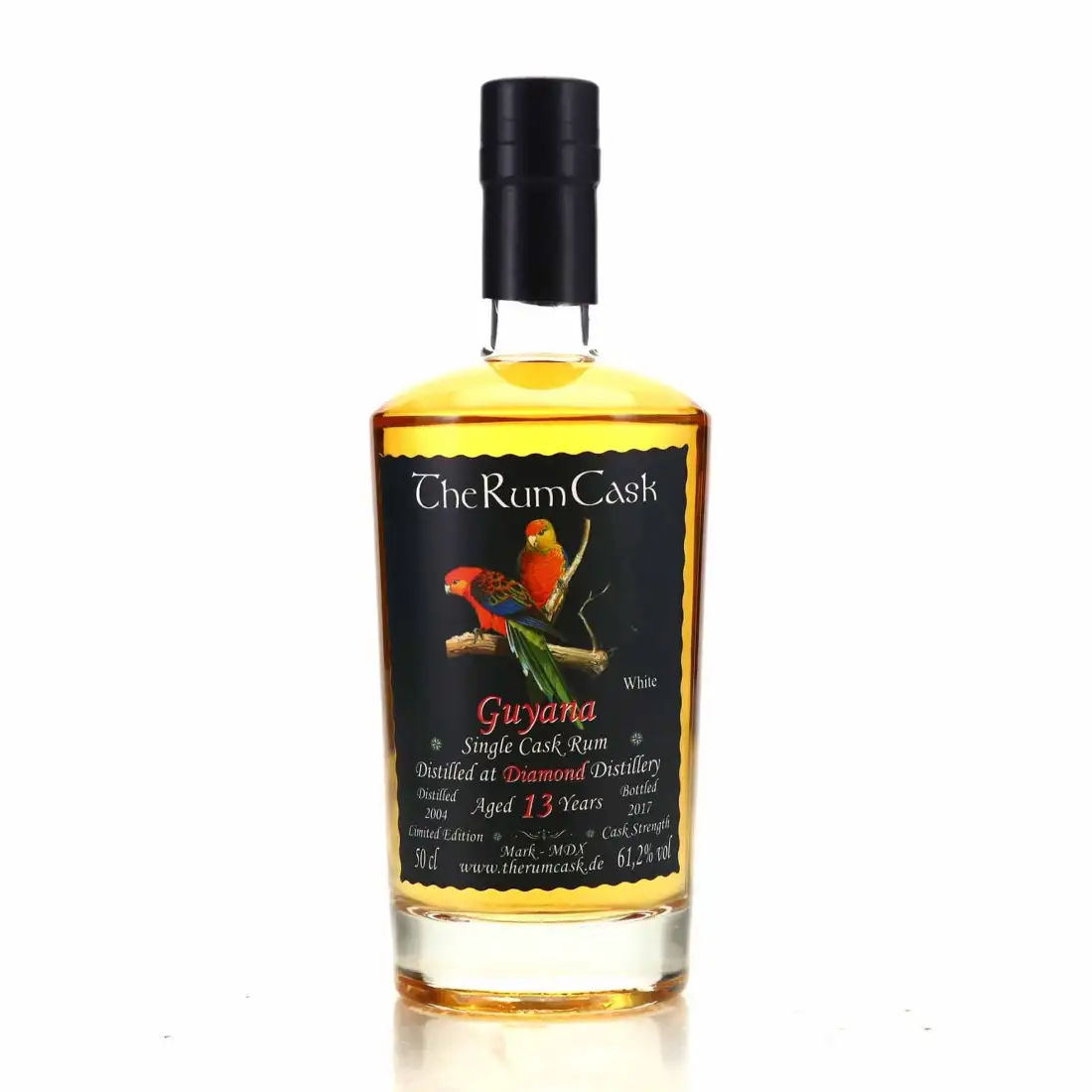 Image of the front of the bottle of the rumGuyana MDX