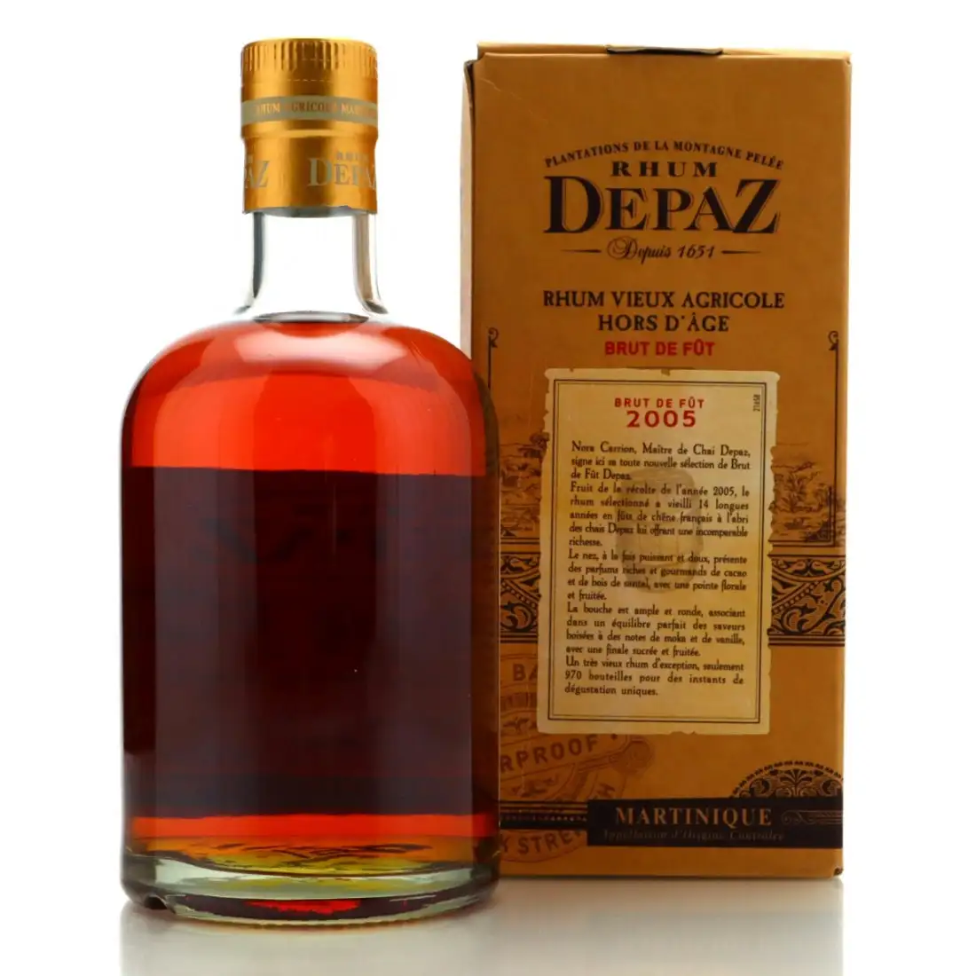High resolution image of the bottle