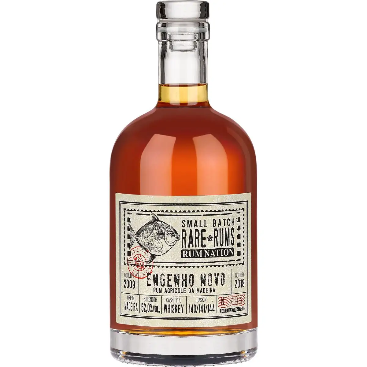 Image of the front of the bottle of the rum Small Batch Rare Rums