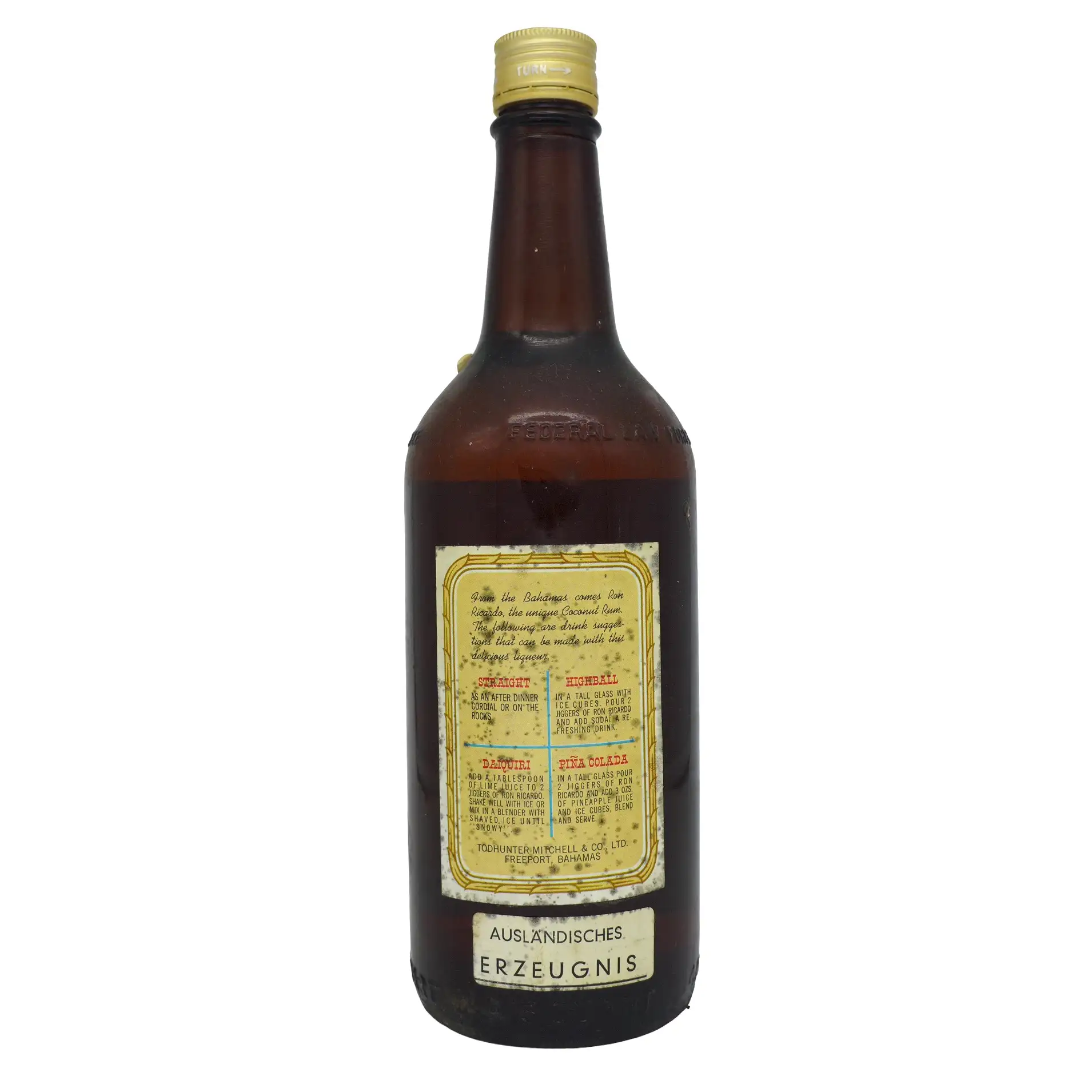 High resolution image of the bottle