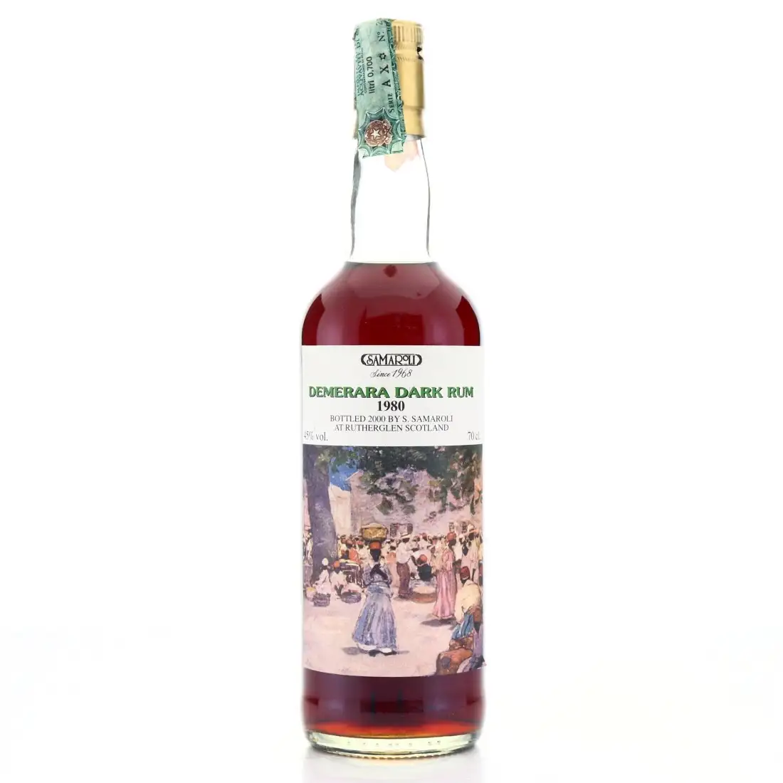 Image of the front of the bottle of the rum Demerara Dark Rum