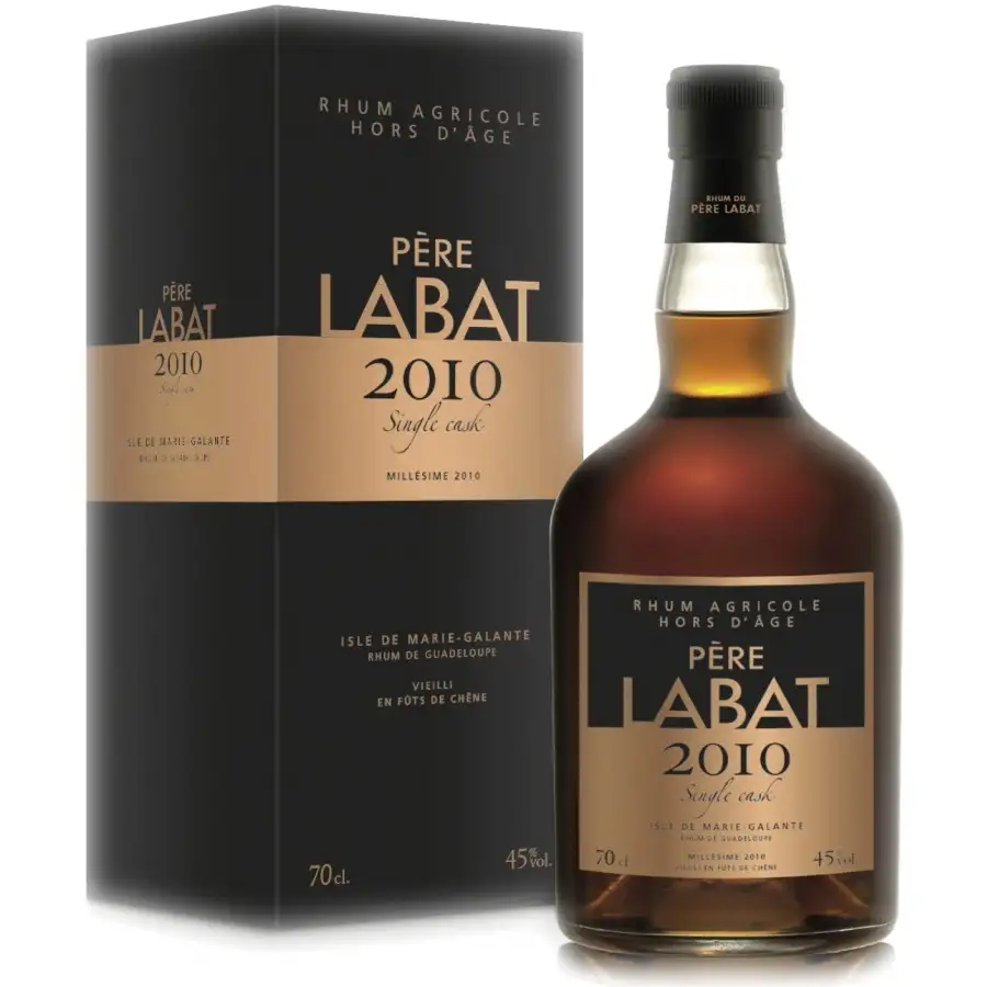 Image of the front of the bottle of the rumPère Labat Single Cask