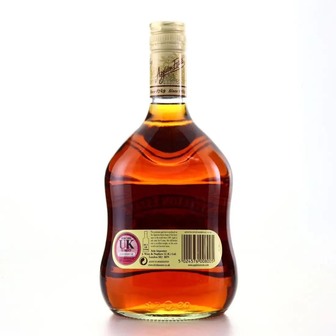 Hochauflösendes Bild der Flasche