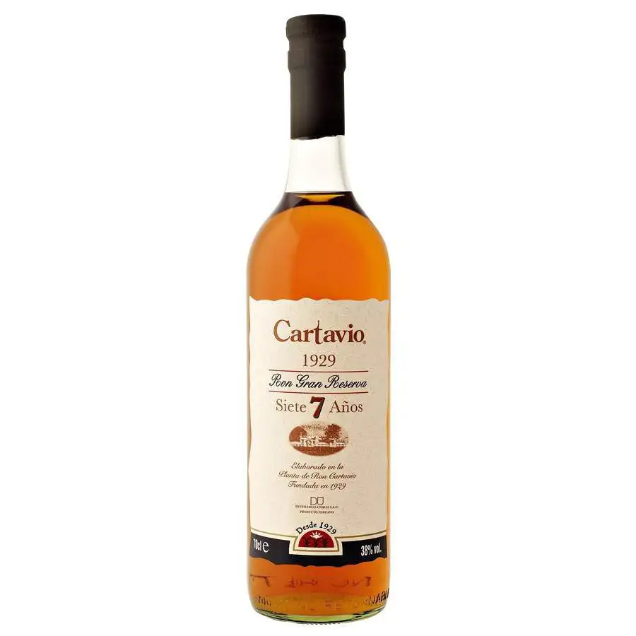 Image of the front of the bottle of the rumRon Gran Reserva 7 Años
