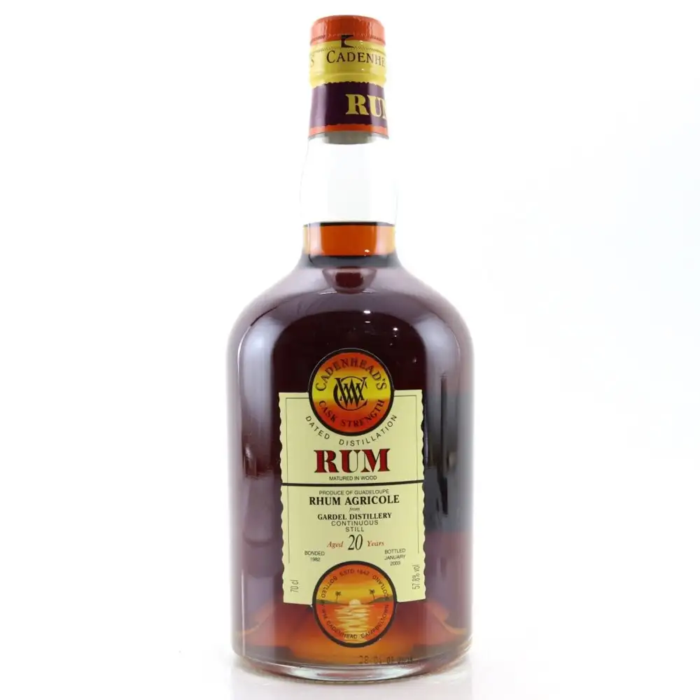 Image of the front of the bottle of the rum Gardel 1982 - Rhum Agricole