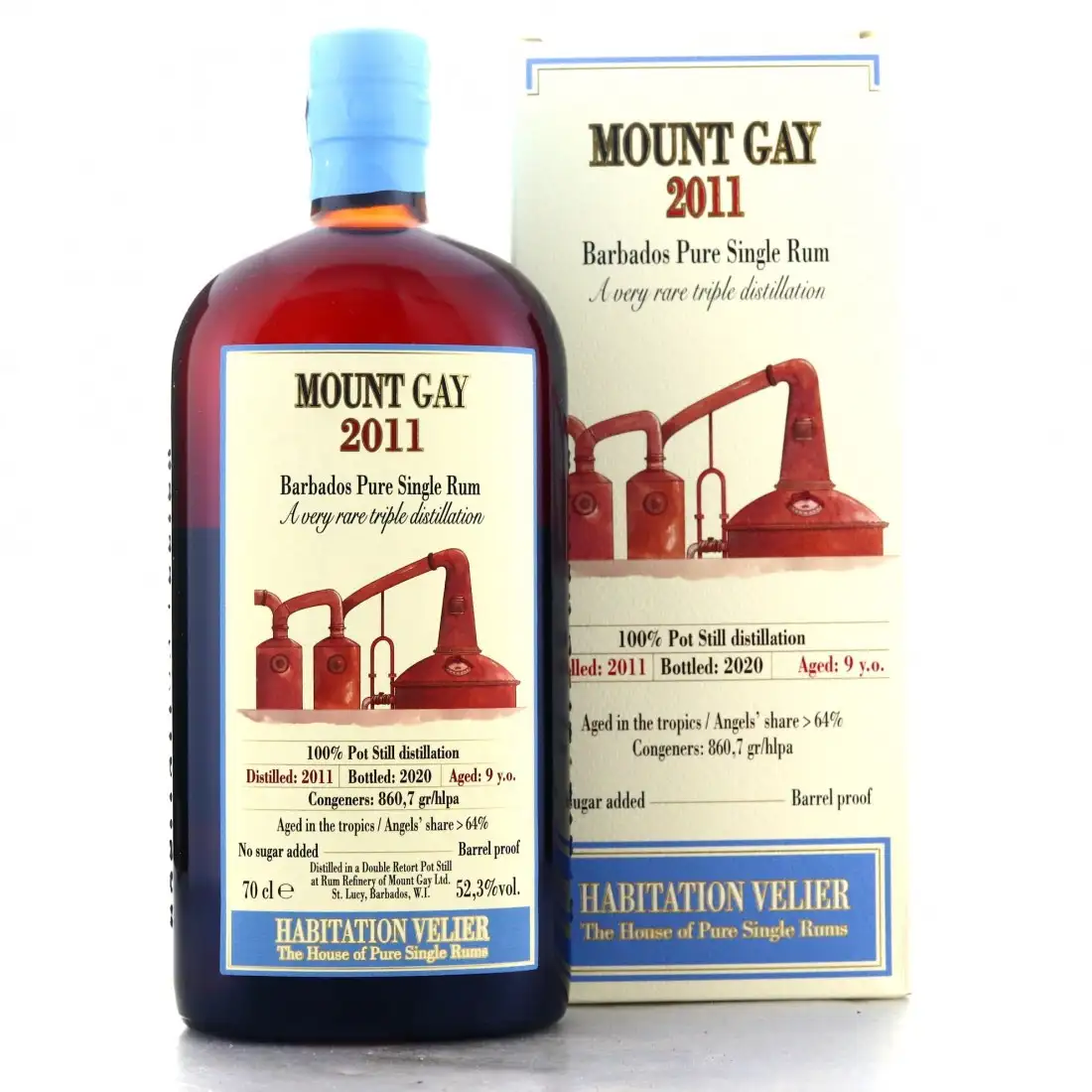 Image of the front of the bottle of the rum Last Ward