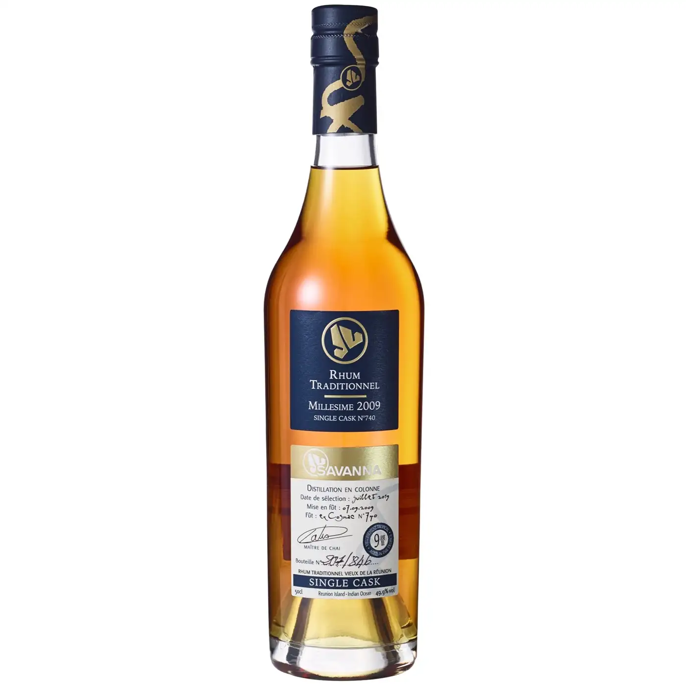 Image of the front of the bottle of the rum Rhum Traditionnel Vieux