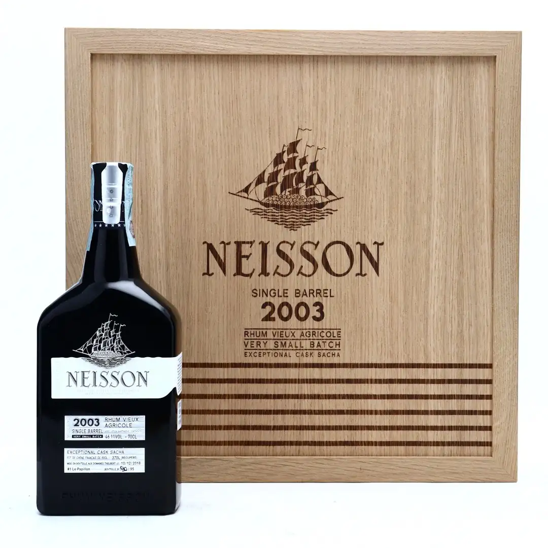 Image of the front of the bottle of the rum Cuvée Sacha