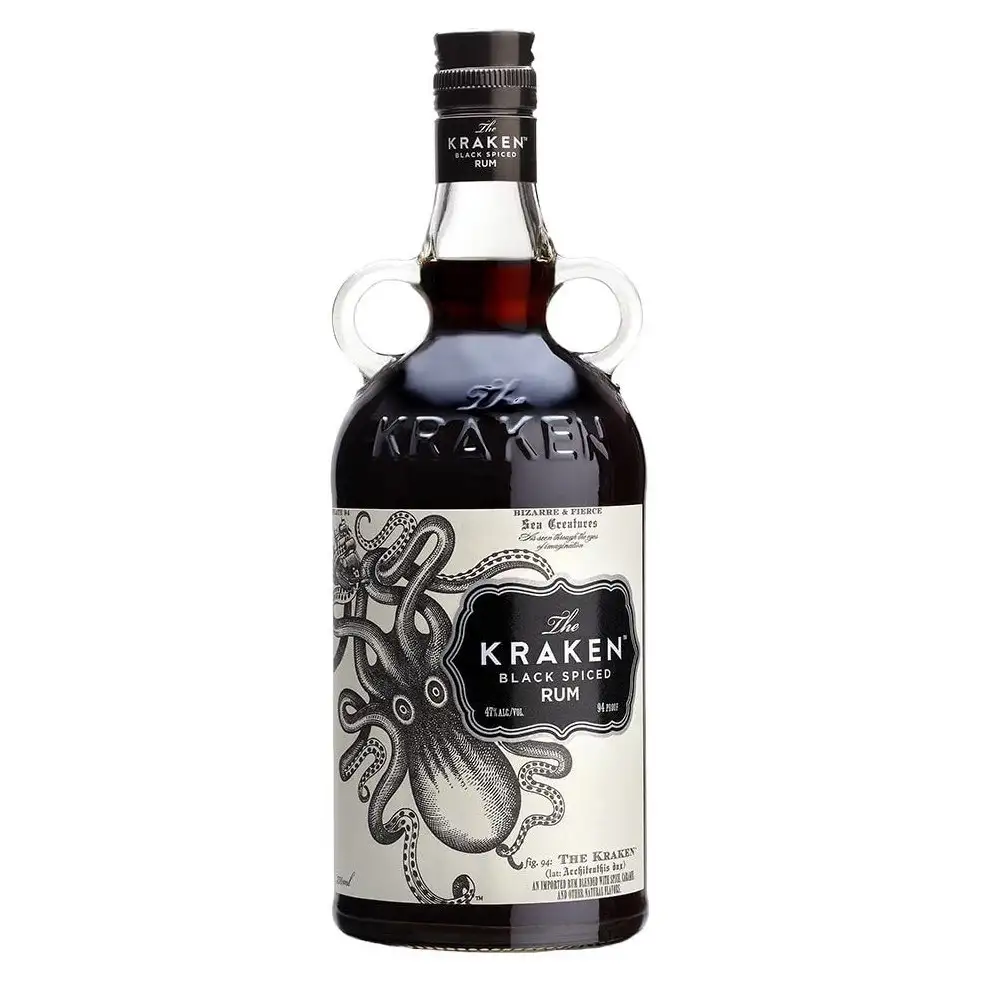 Image of the front of the bottle of the rum Black Spiced Rum