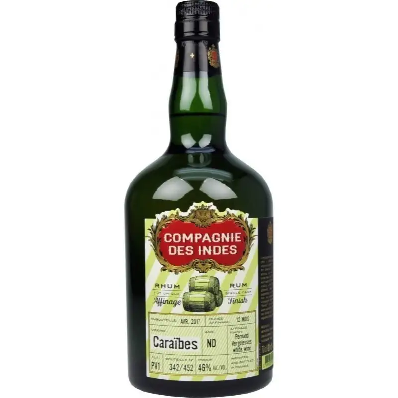 Image of the front of the bottle of the rum Pernand Vergelesses Finish