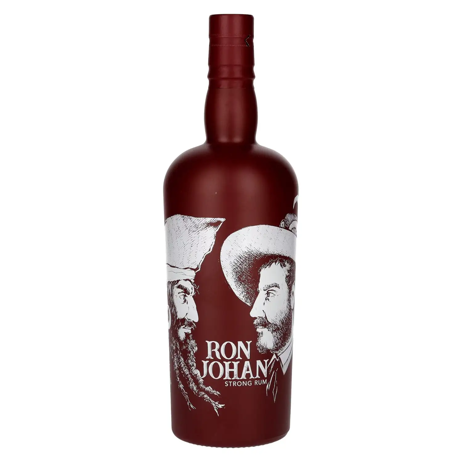 Image of the front of the bottle of the rum Ron Johan Strong Rum