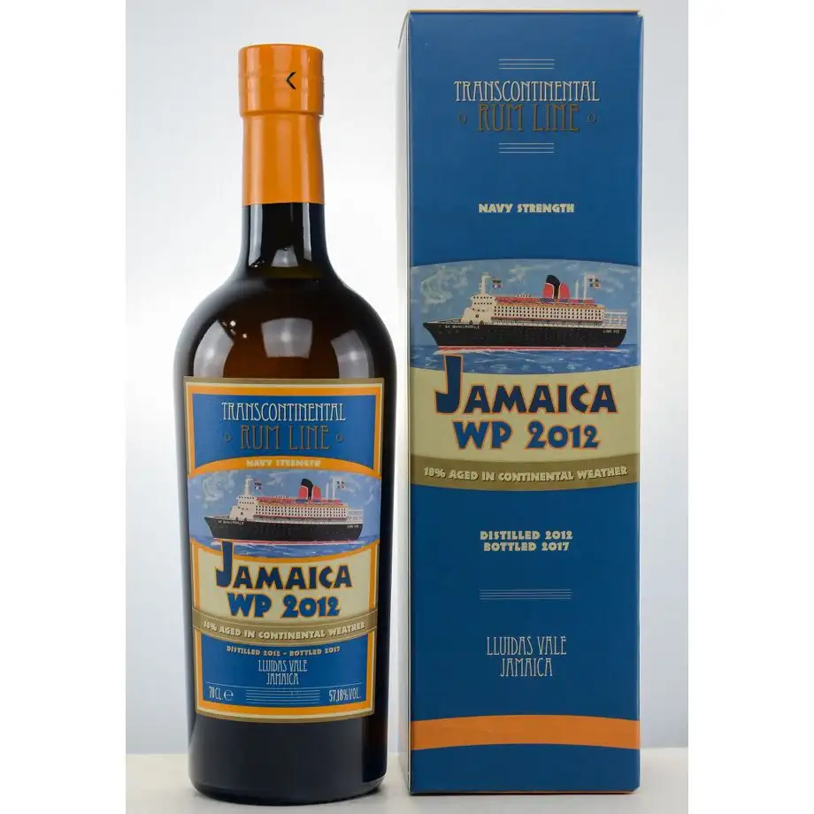 Image of the front of the bottle of the rum Jamaica