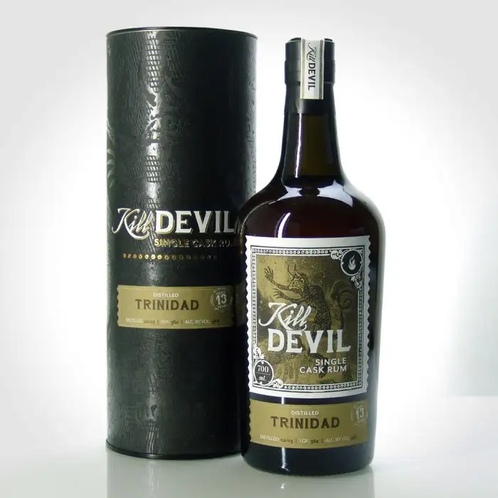 Image of the front of the bottle of the rum Kill Devil