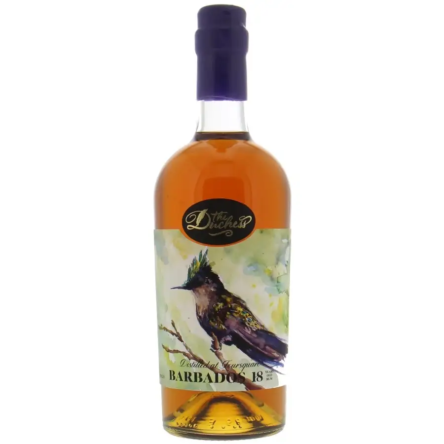 Image of the front of the bottle of the rum Barbados 18