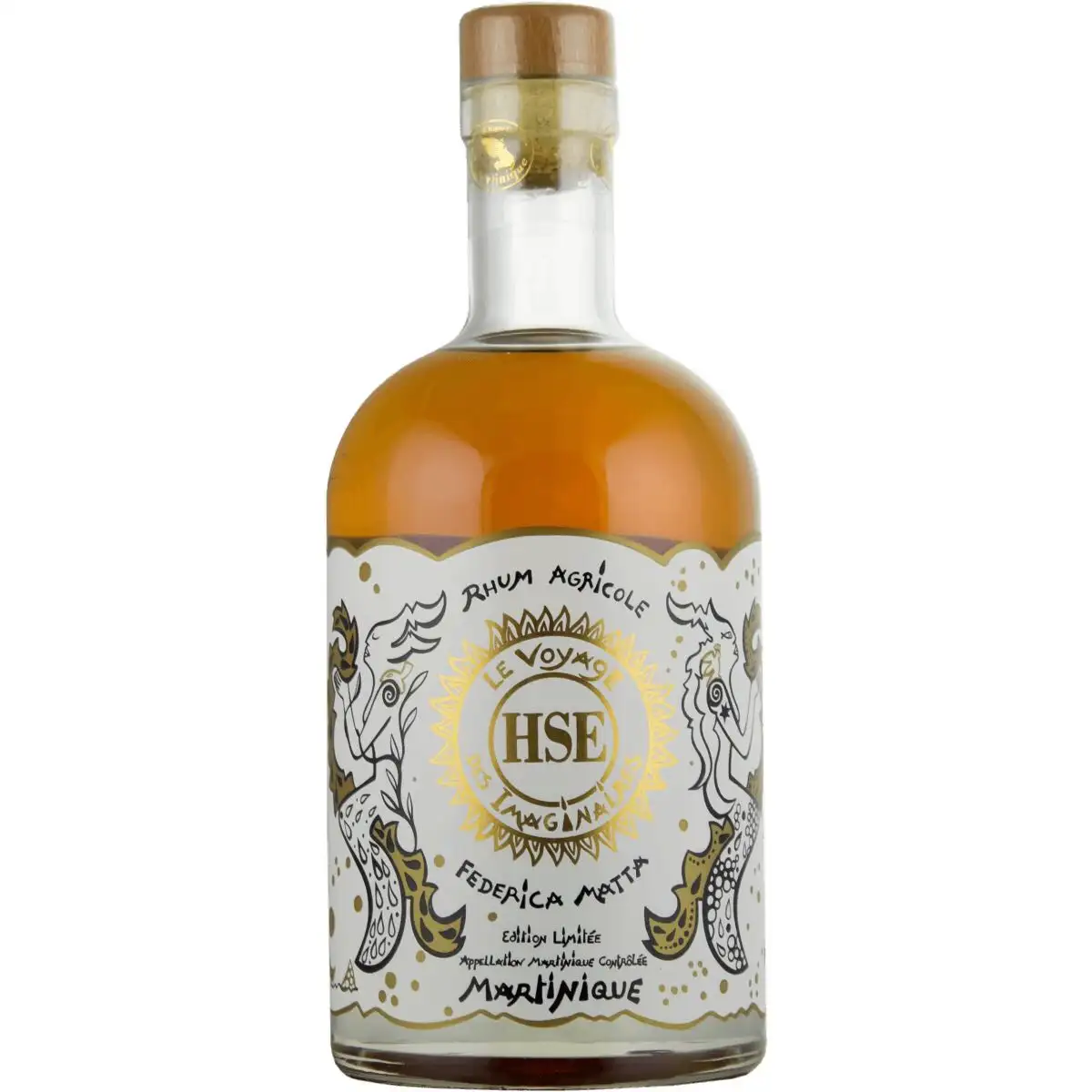 Image of the front of the bottle of the rum HSE Cuvée Federica Matta