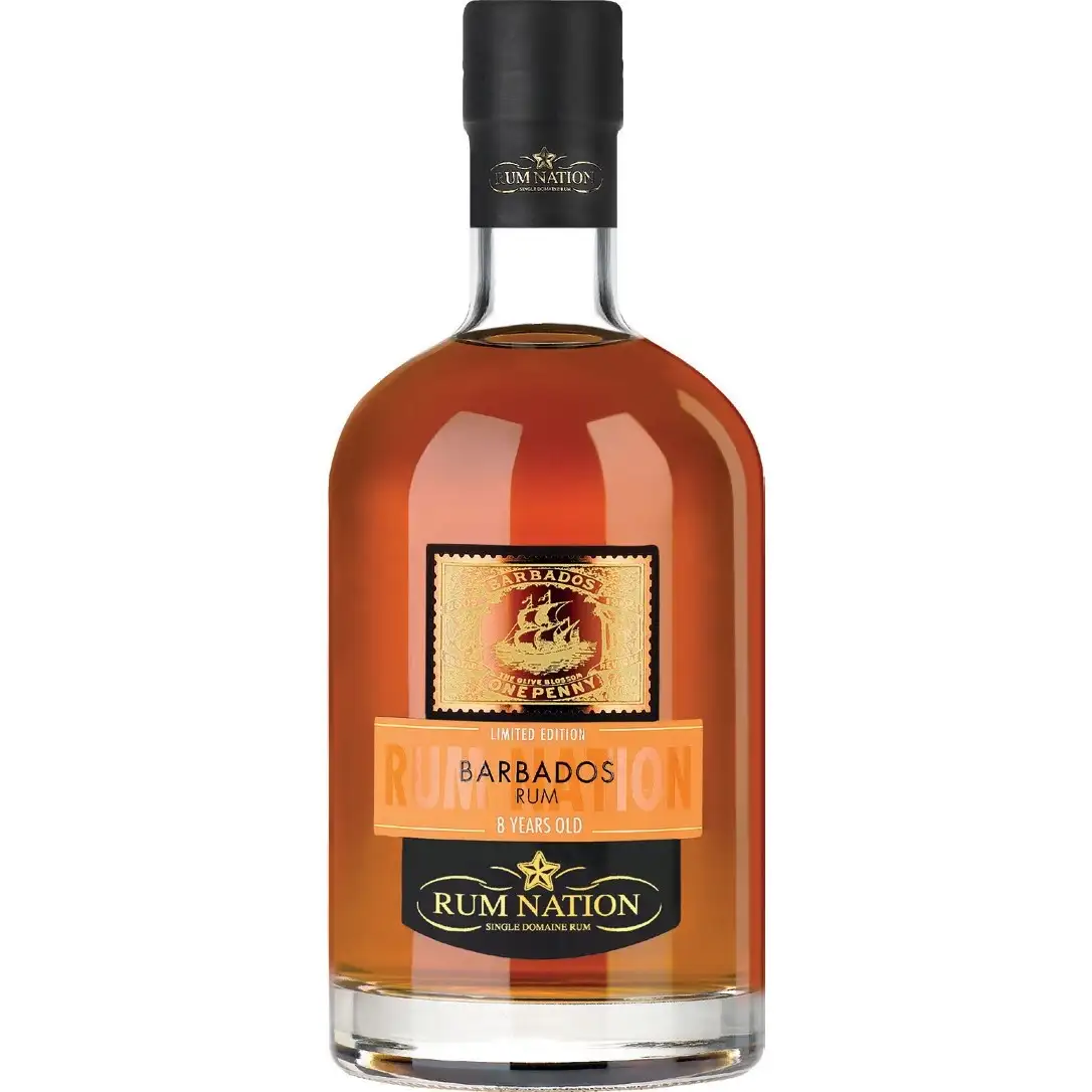 Image of the front of the bottle of the rum Barbados 2019