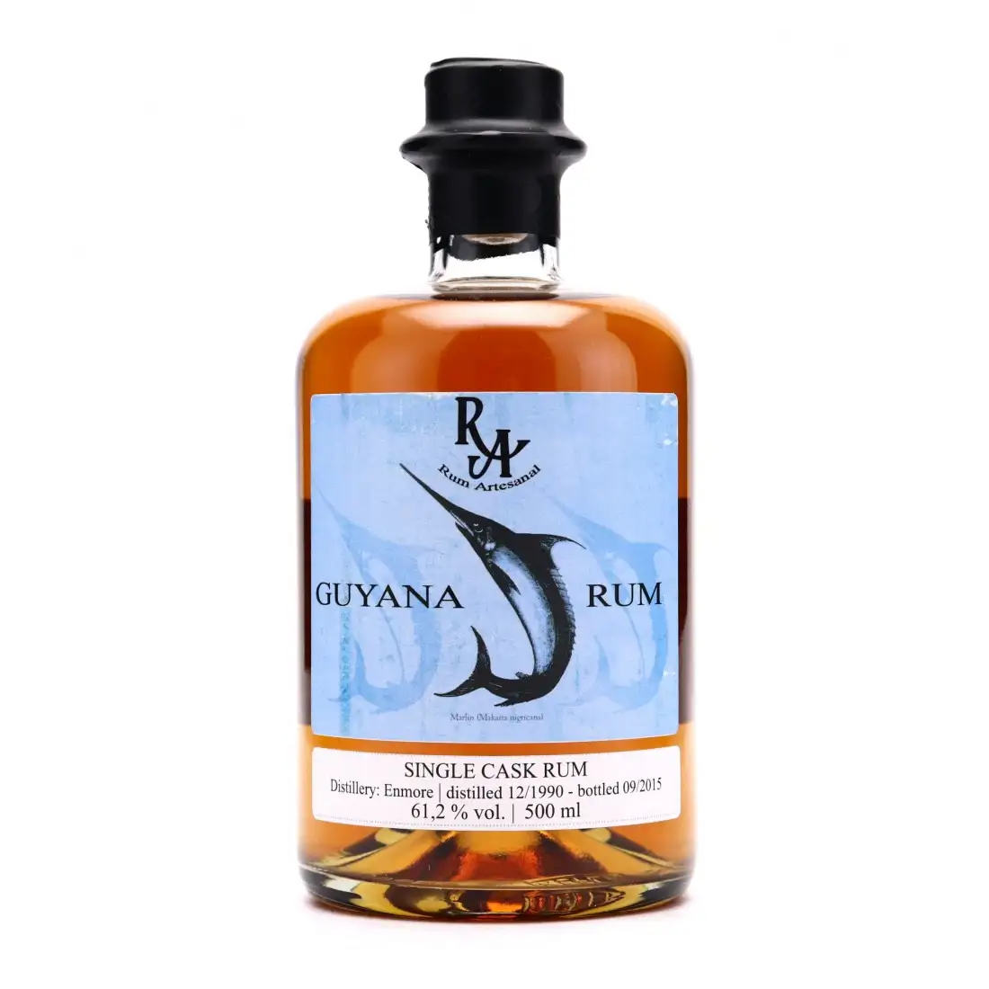 Image of the front of the bottle of the rum Rum Artesanal Guyana Rum