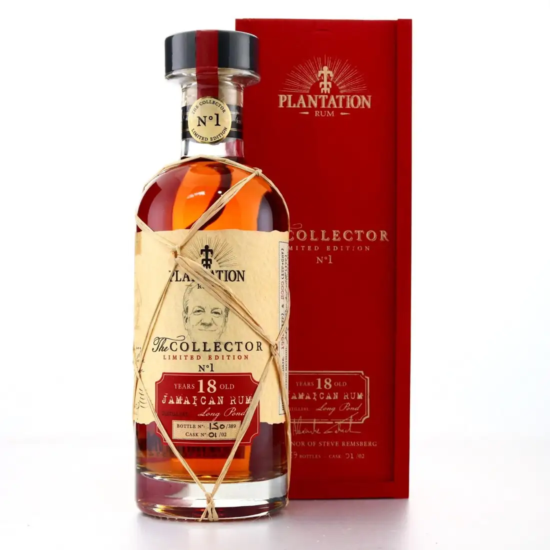 Image of the front of the bottle of the rum Plantation The Collector No. 1
