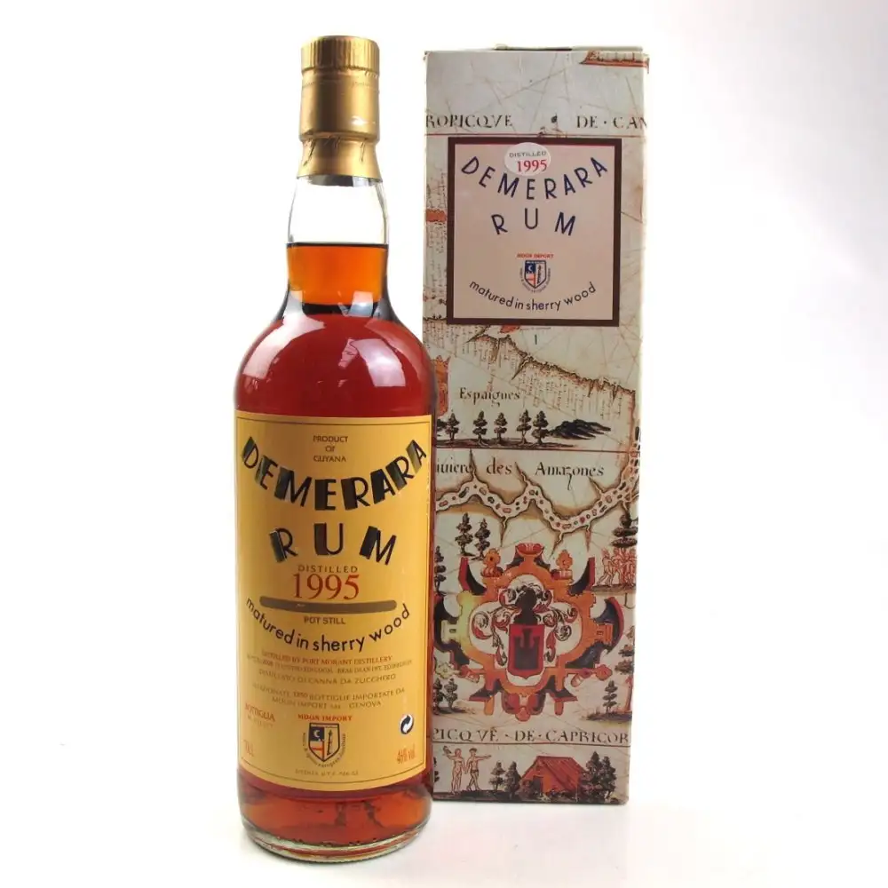 Image of the front of the bottle of the rumDemerara Rum
