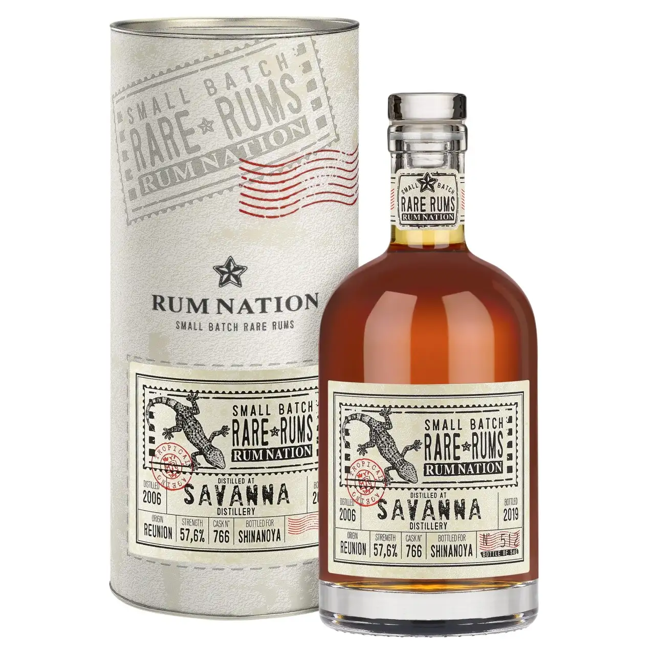 Image of the front of the bottle of the rum Small Batch Rare Rums