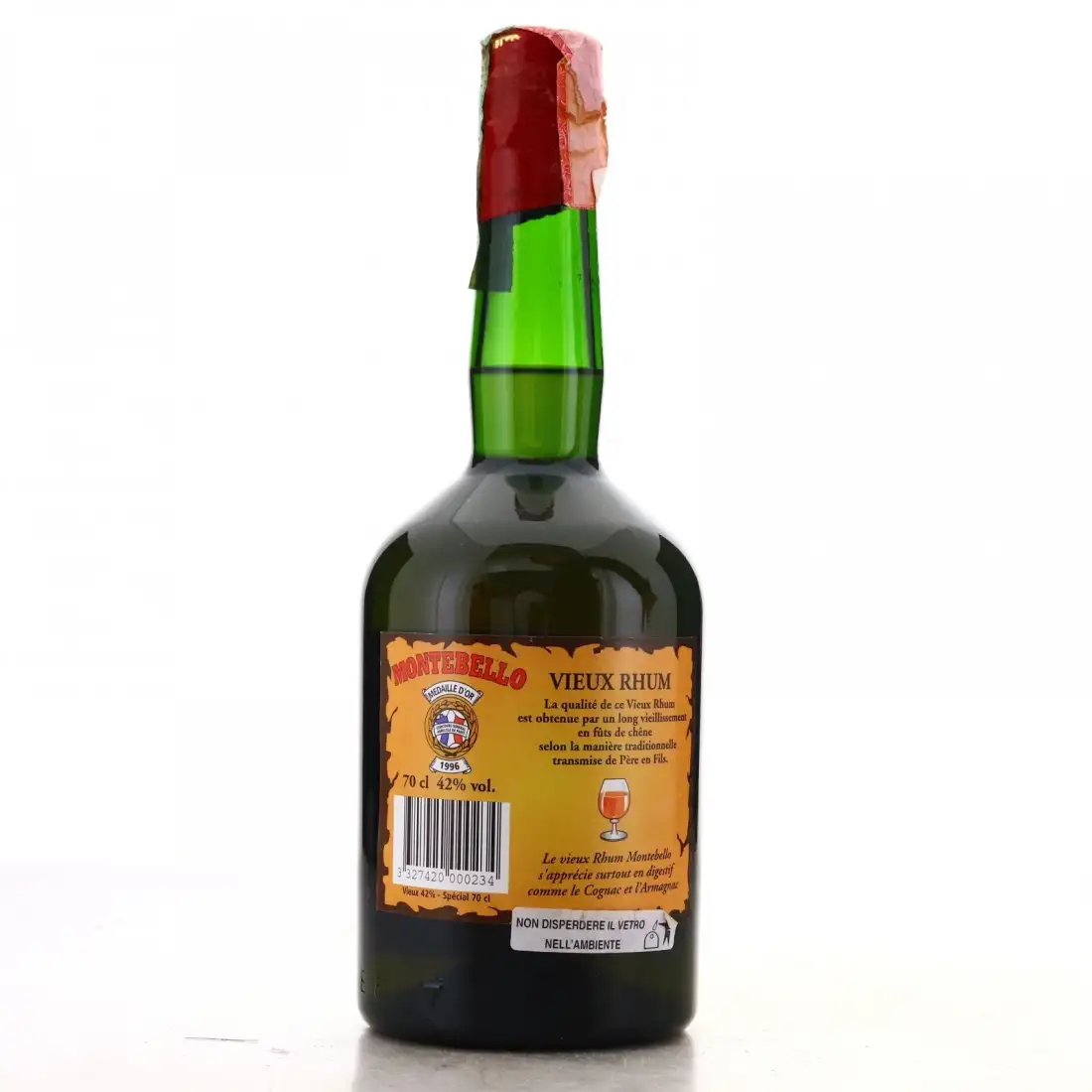 Hochauflösendes Bild der Flasche